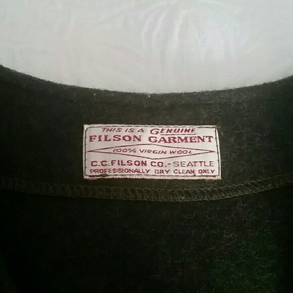 Filson vest 100%Virgin wool - Picture 2 of 4